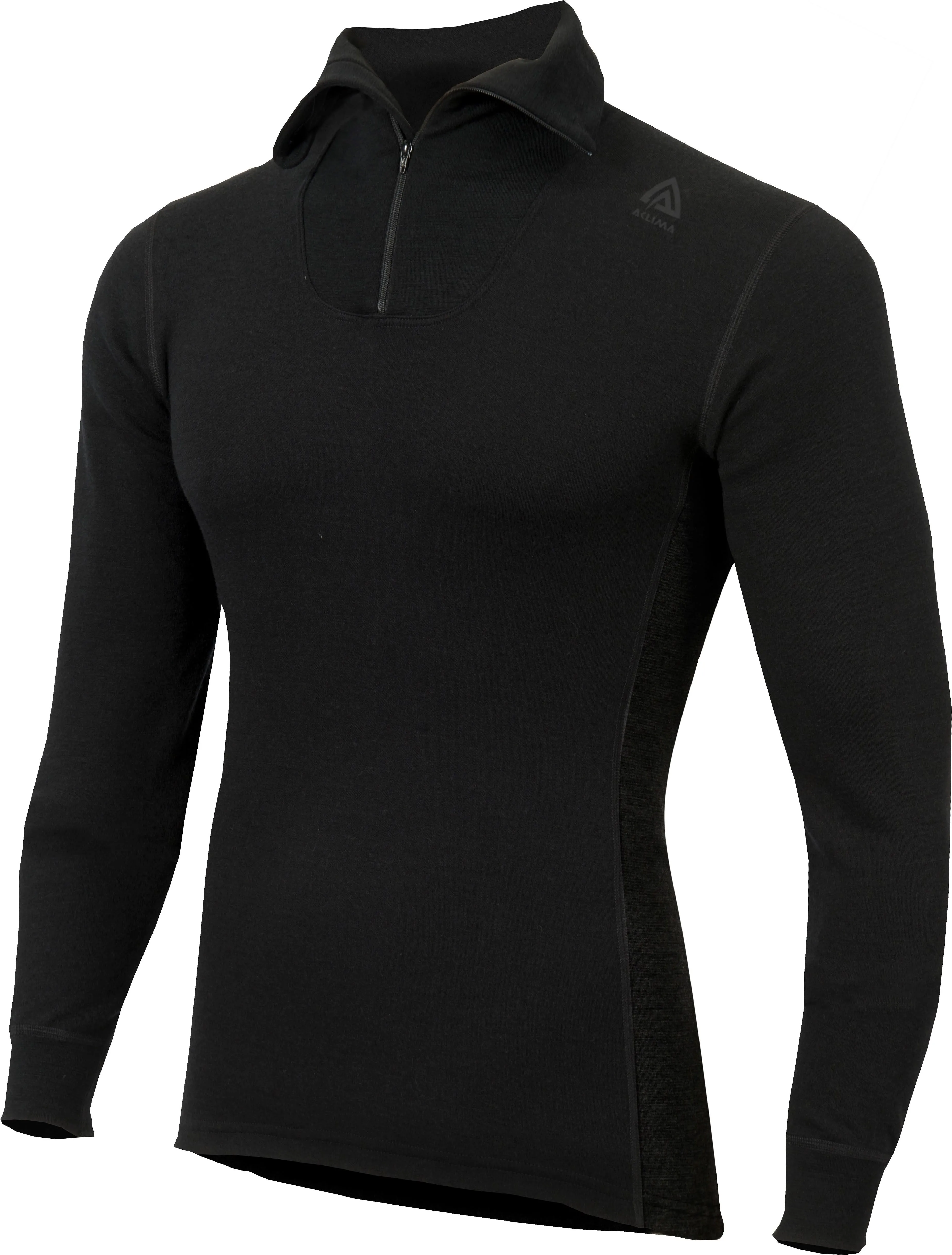 Aclima Men&#x27;s WarmWool Polo Jet Black | Buy Aclima Men&#x27;s WarmWool Polo Jet Black here | Outnorth