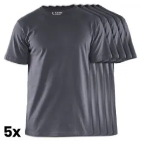 Bl&#xE5;kl&#xE4;der&#x20;3325-1042&#x20;T-shirt&#x20;5-Pack&#x20;-&#x20;Grey