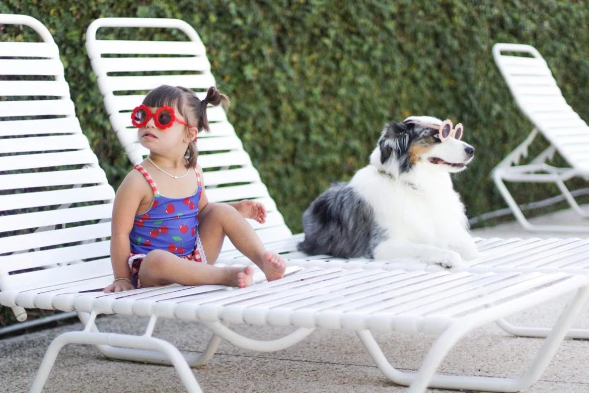 Bright Cherries- Ruffle Tankini