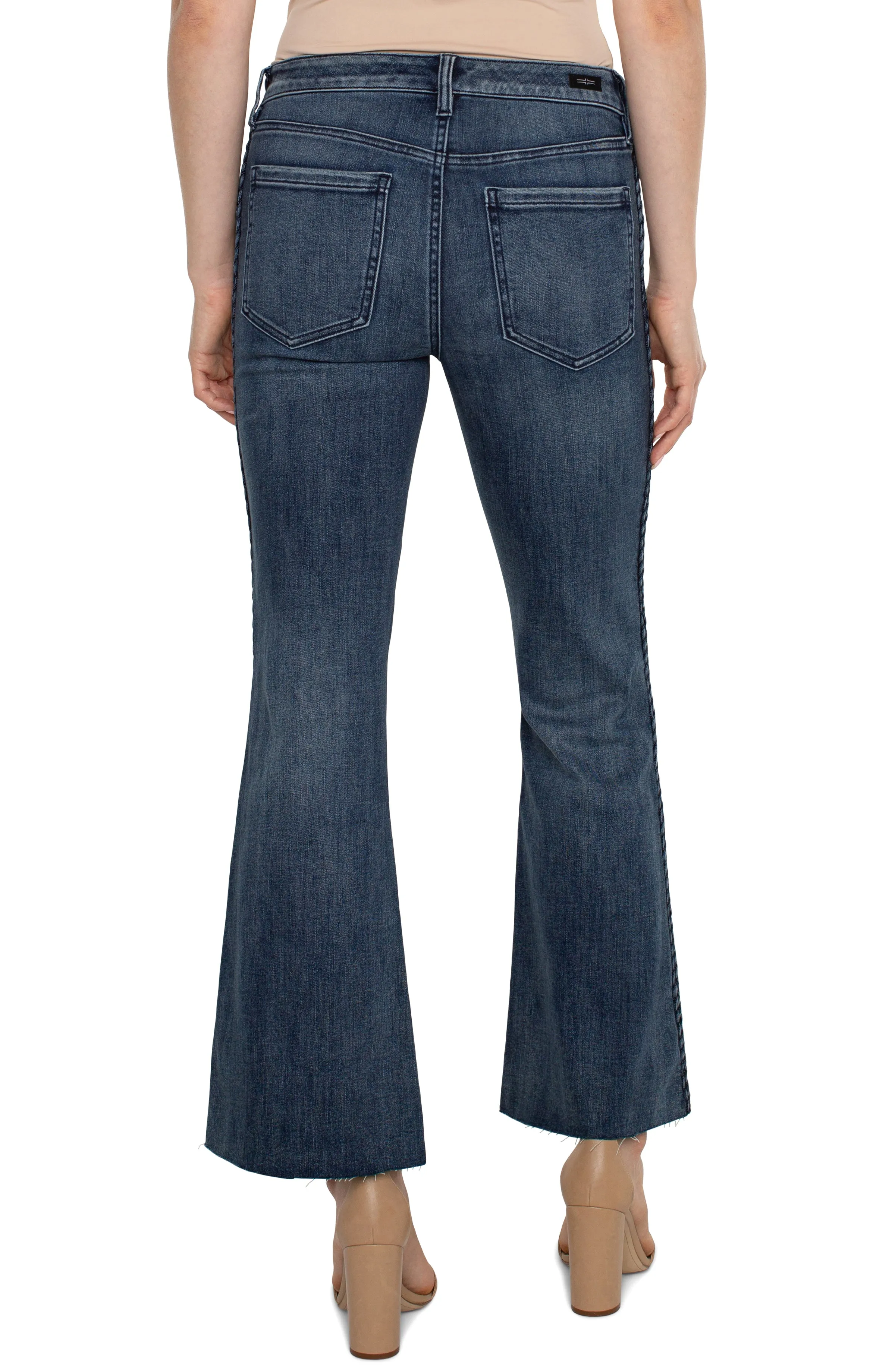 Hannah Flare with braided trim