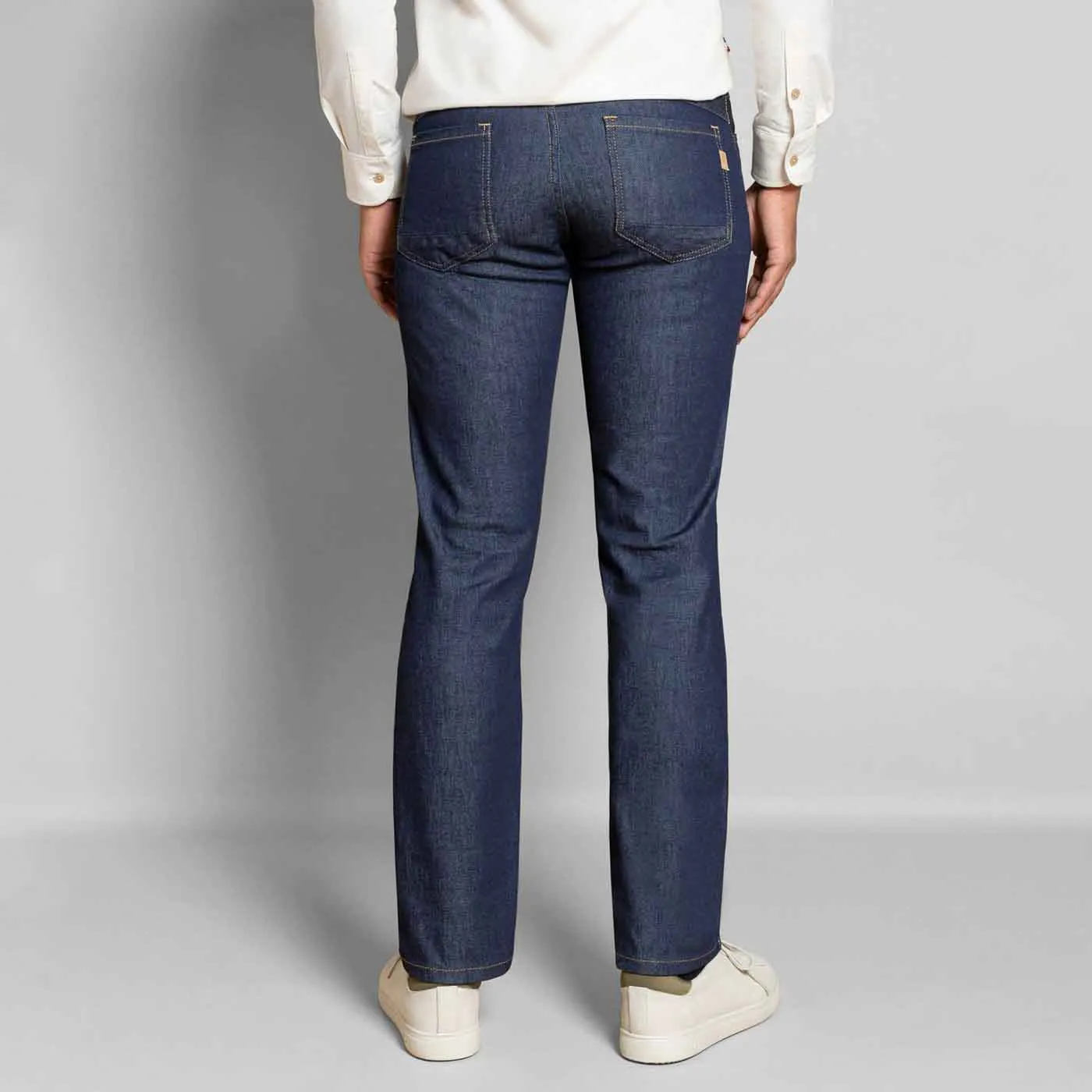 Jeans Albert confort bleu coupe droite