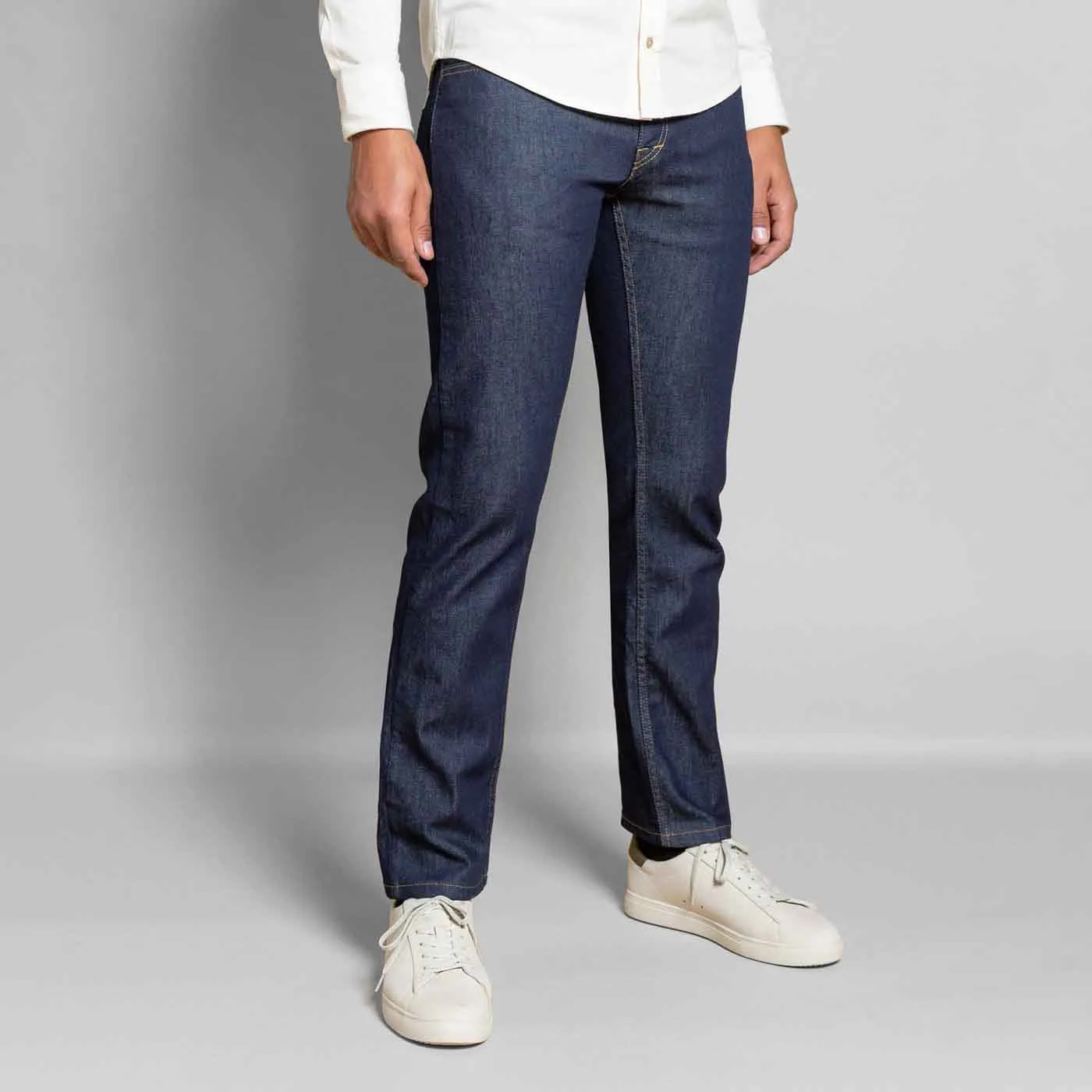 Jeans Albert confort bleu coupe droite
