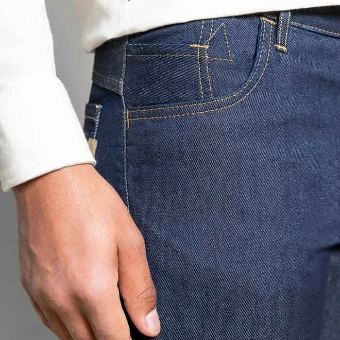Jeans Albert confort bleu coupe droite