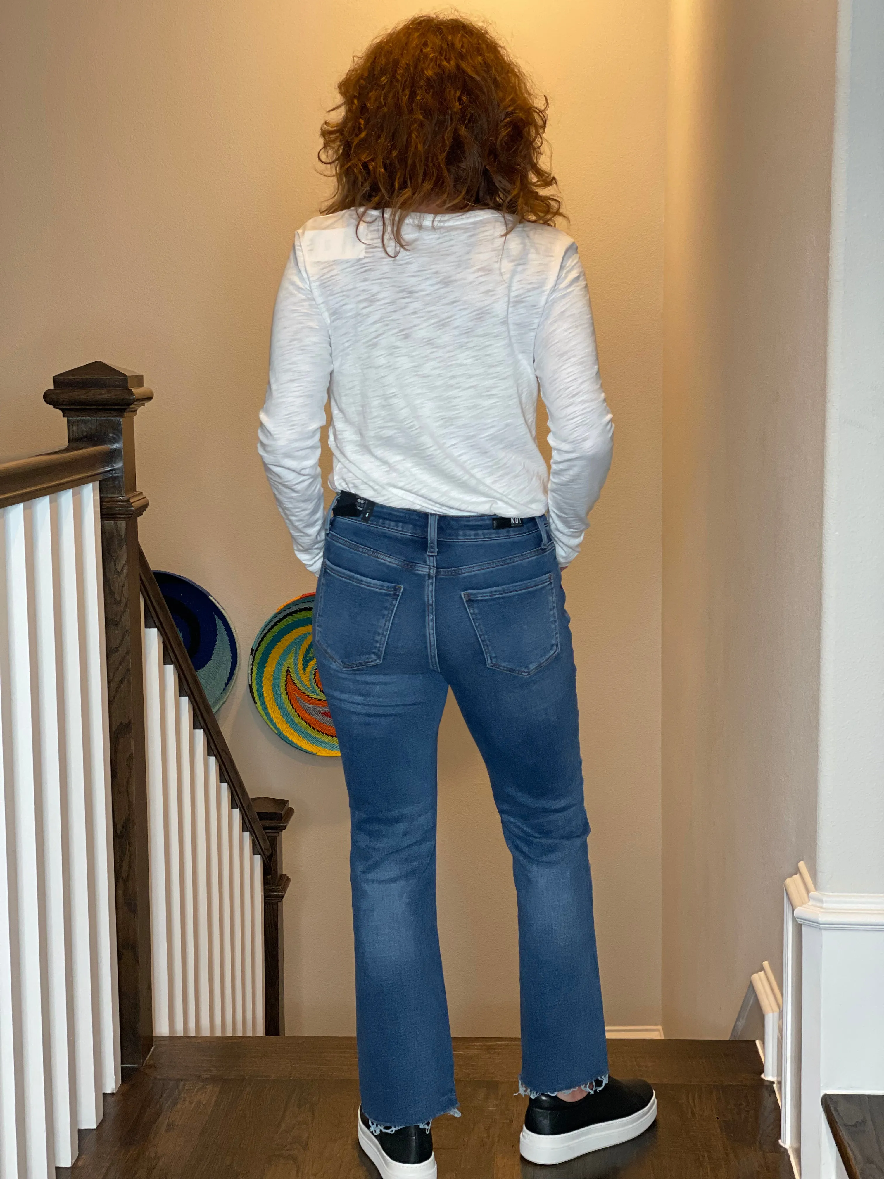 Kut from the Kloth Kelsey High Rise Ankle Flare