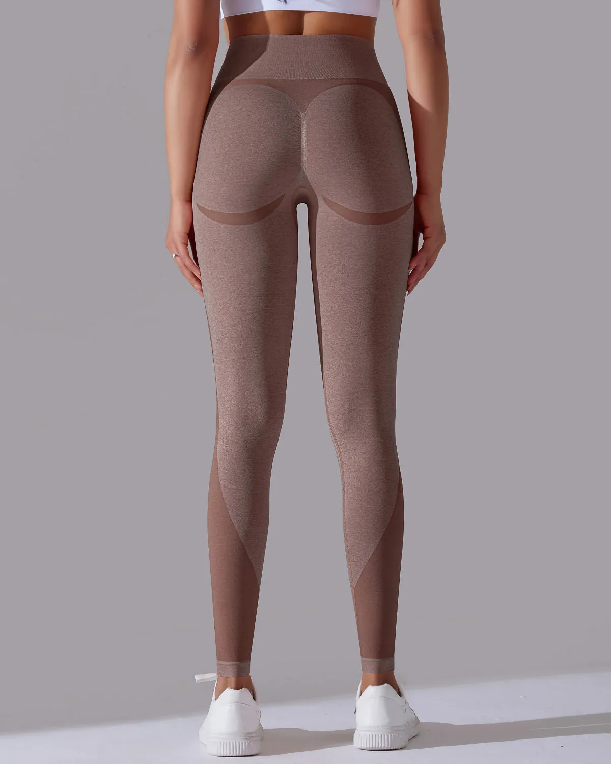 Stella Seamless Leggings - Brown