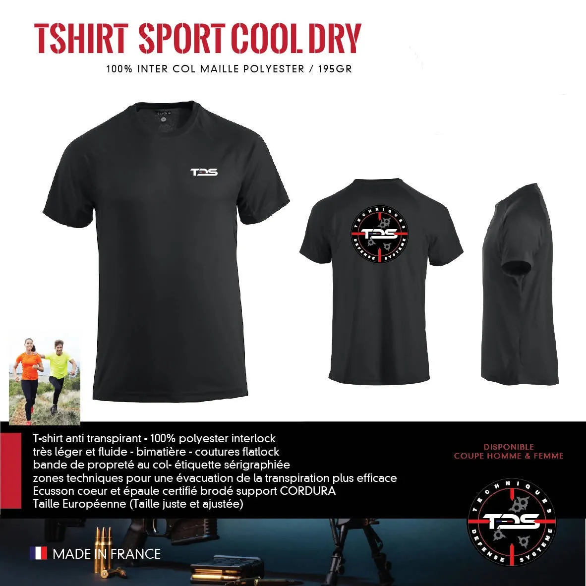 T-Shirt Sport Cool Dry TDS
