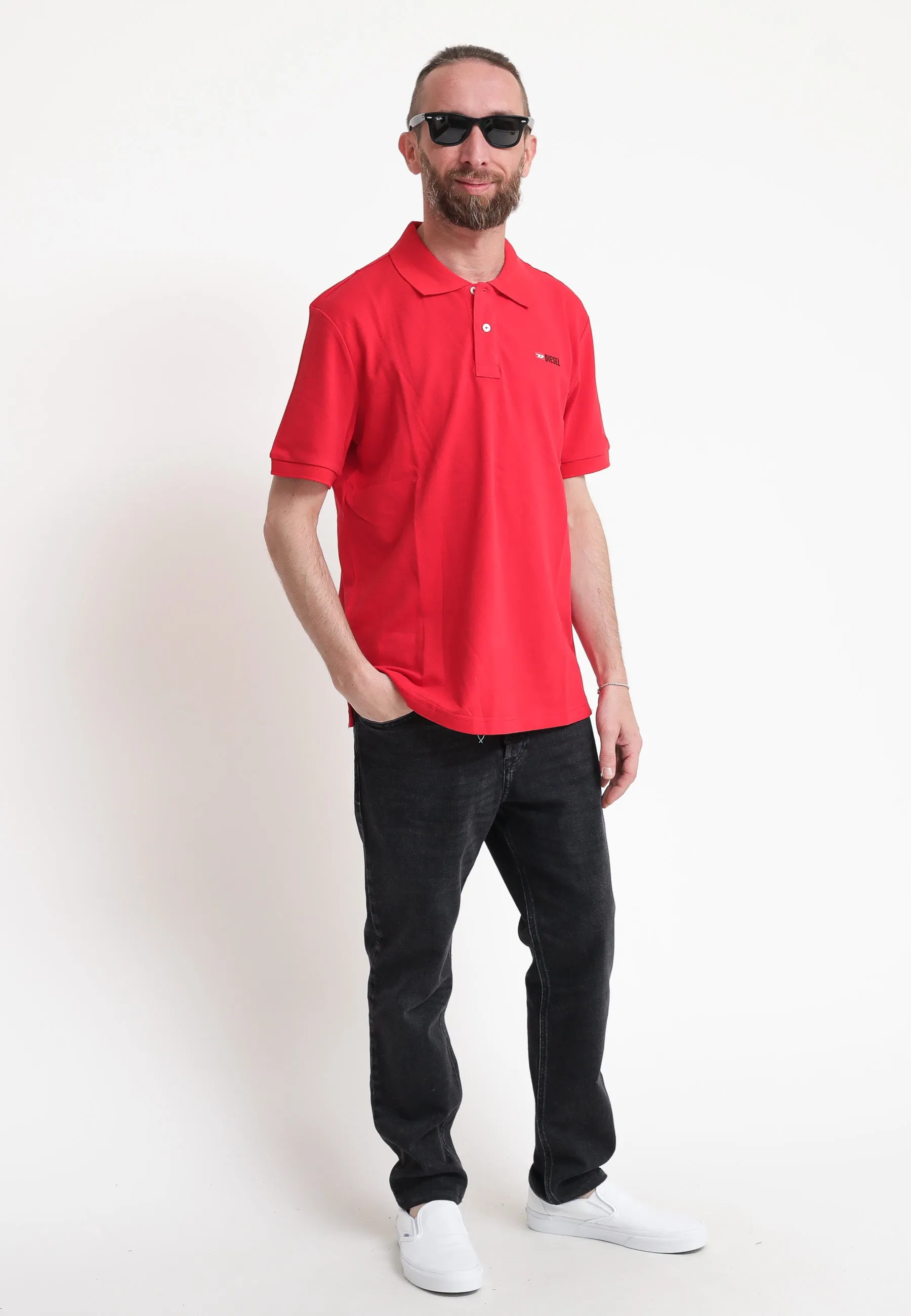 T-Smith-Div Polo Shirt - Red