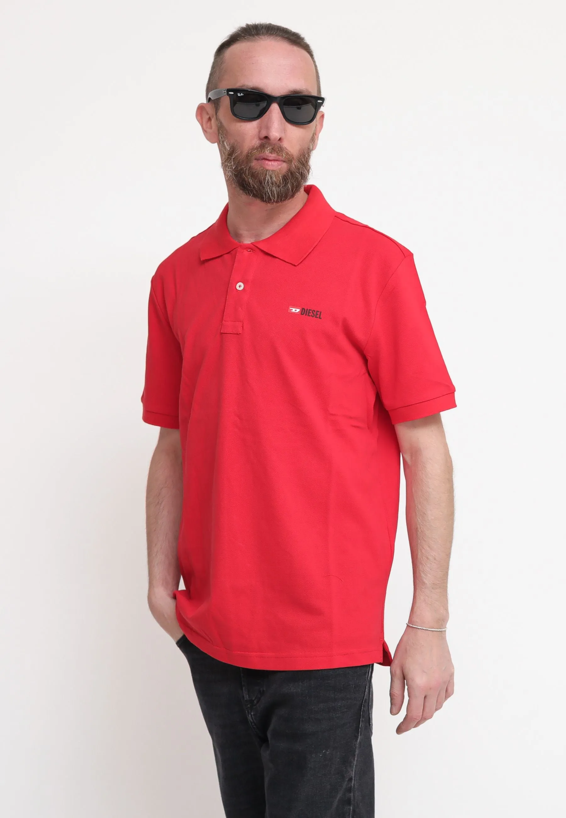 T-Smith-Div Polo Shirt - Red