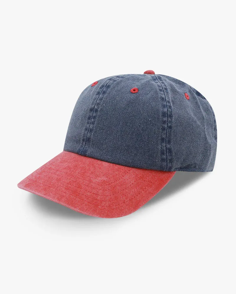 The Hat Depot - Pigment Baseball Cap_Two tone