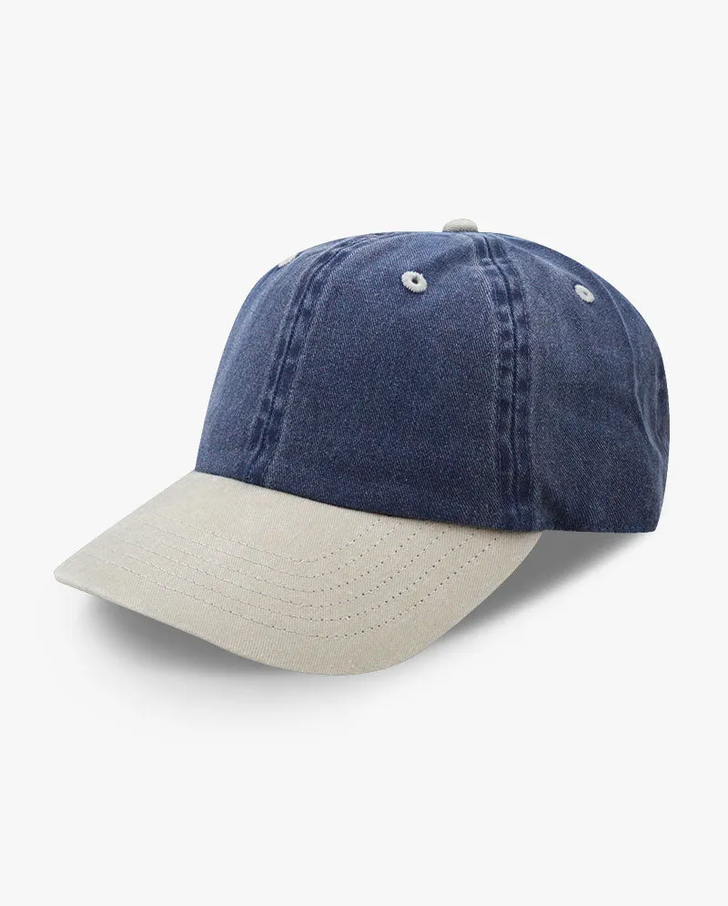 The Hat Depot - Pigment Baseball Cap_Two tone