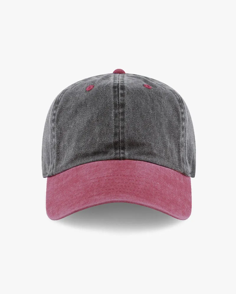 The Hat Depot - Pigment Baseball Cap_Two tone