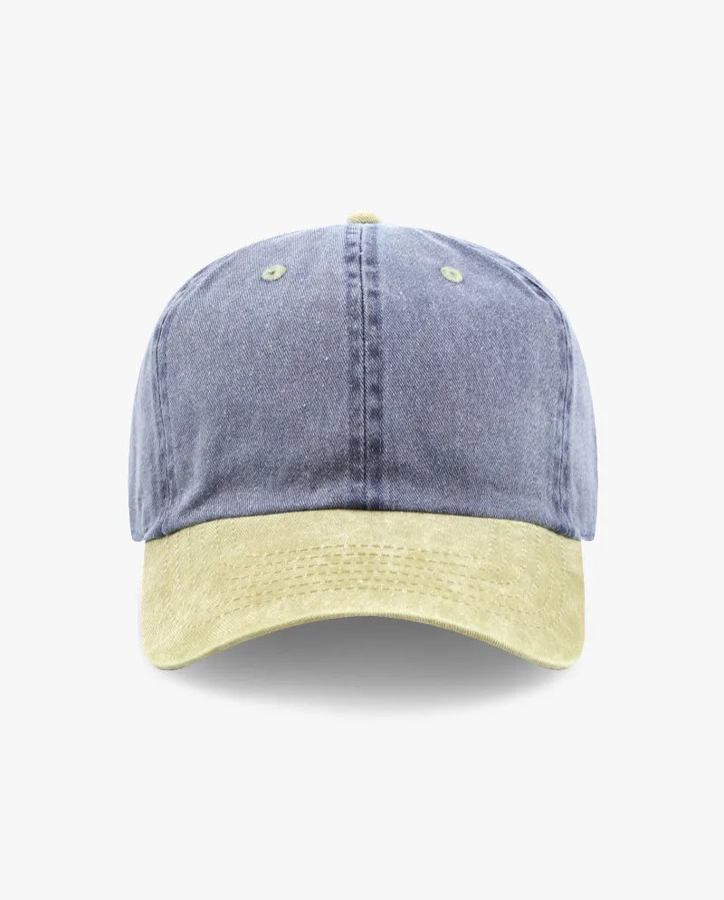 The Hat Depot - Pigment Baseball Cap_Two tone