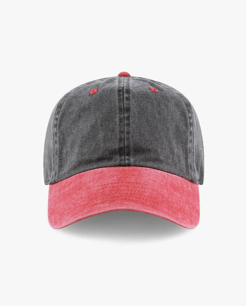 The Hat Depot - Pigment Baseball Cap_Two tone