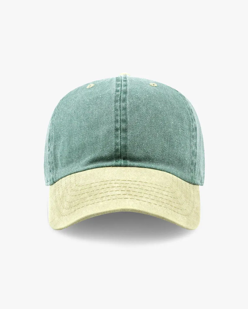 The Hat Depot - Pigment Baseball Cap_Two tone