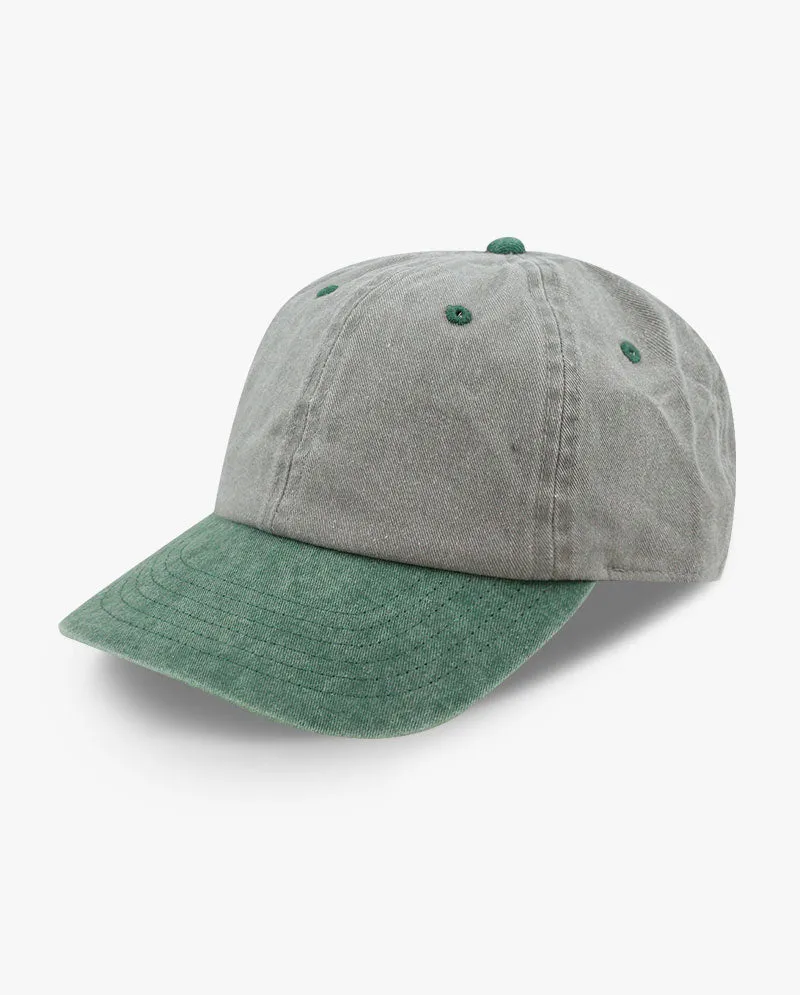 The Hat Depot - Pigment Baseball Cap_Two tone