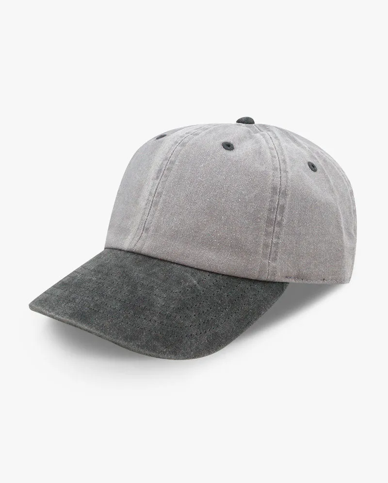 The Hat Depot - Pigment Baseball Cap_Two tone