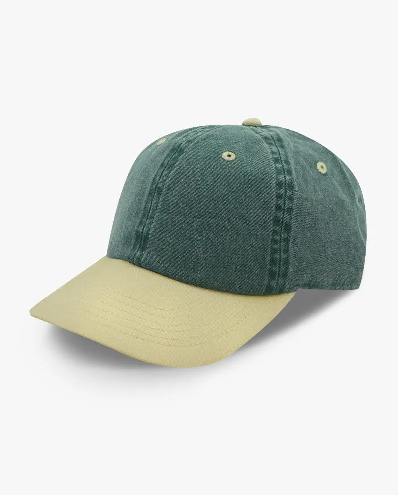 The Hat Depot - Pigment Baseball Cap_Two tone