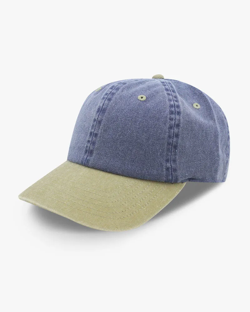 The Hat Depot - Pigment Baseball Cap_Two tone