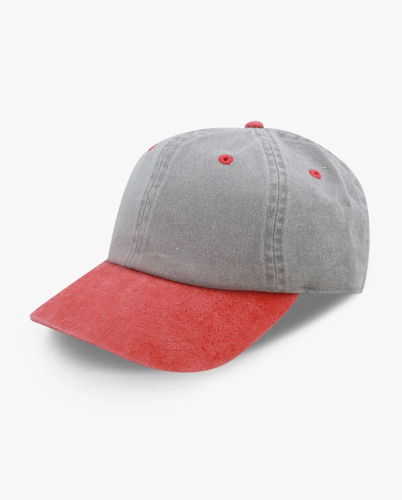The Hat Depot - Pigment Baseball Cap_Two tone