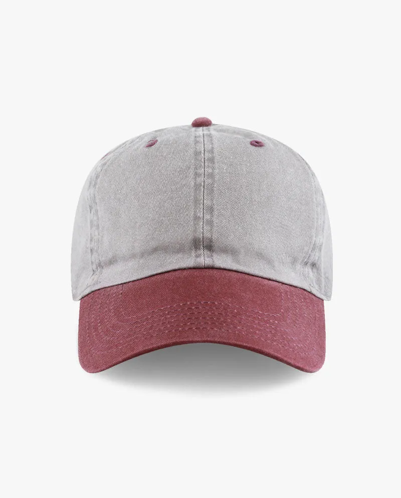 The Hat Depot - Pigment Baseball Cap_Two tone