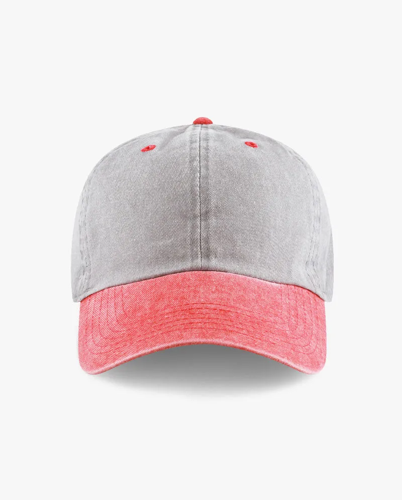 The Hat Depot - Pigment Baseball Cap_Two tone