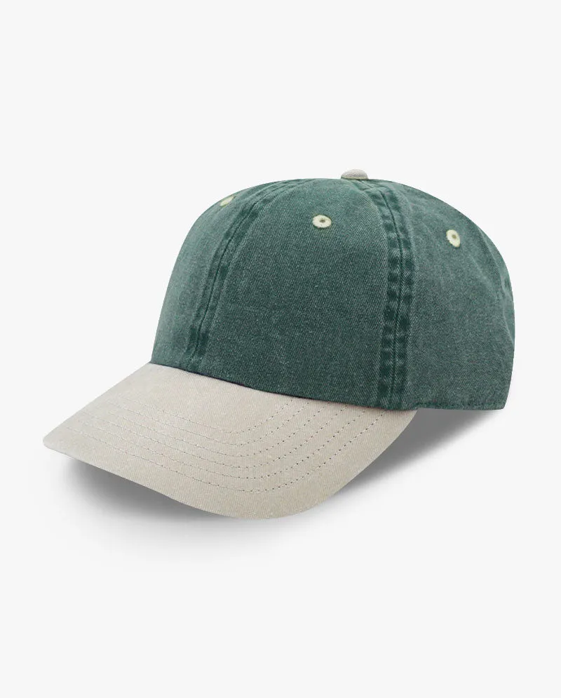 The Hat Depot - Pigment Baseball Cap_Two tone