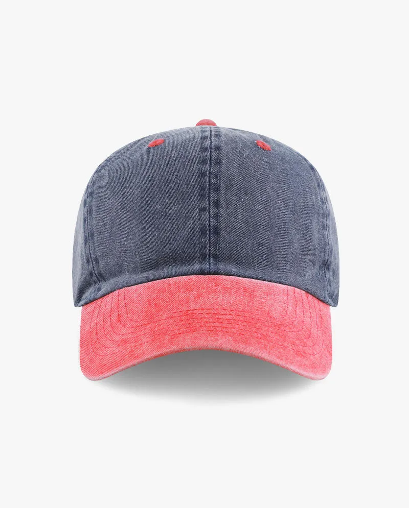 The Hat Depot - Pigment Baseball Cap_Two tone