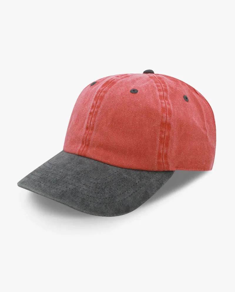 The Hat Depot - Pigment Baseball Cap_Two tone