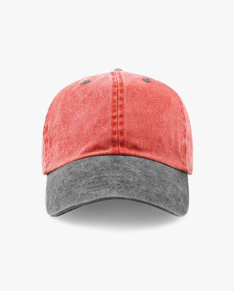 The Hat Depot - Pigment Baseball Cap_Two tone