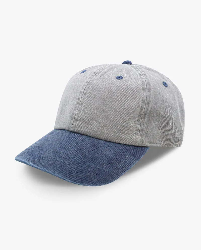 The Hat Depot - Pigment Baseball Cap_Two tone