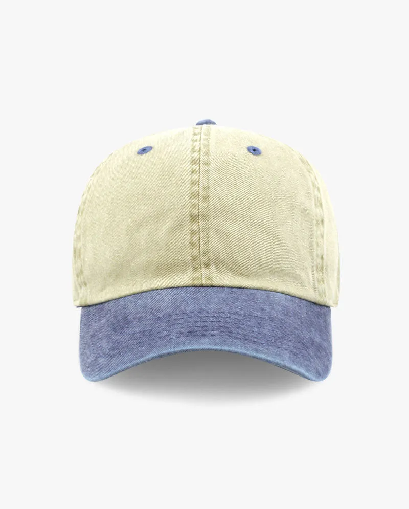 The Hat Depot - Pigment Baseball Cap_Two tone