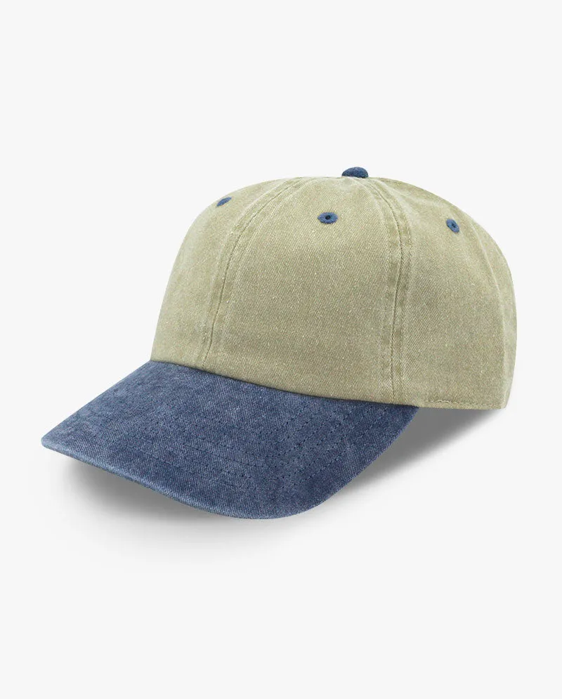The Hat Depot - Pigment Baseball Cap_Two tone