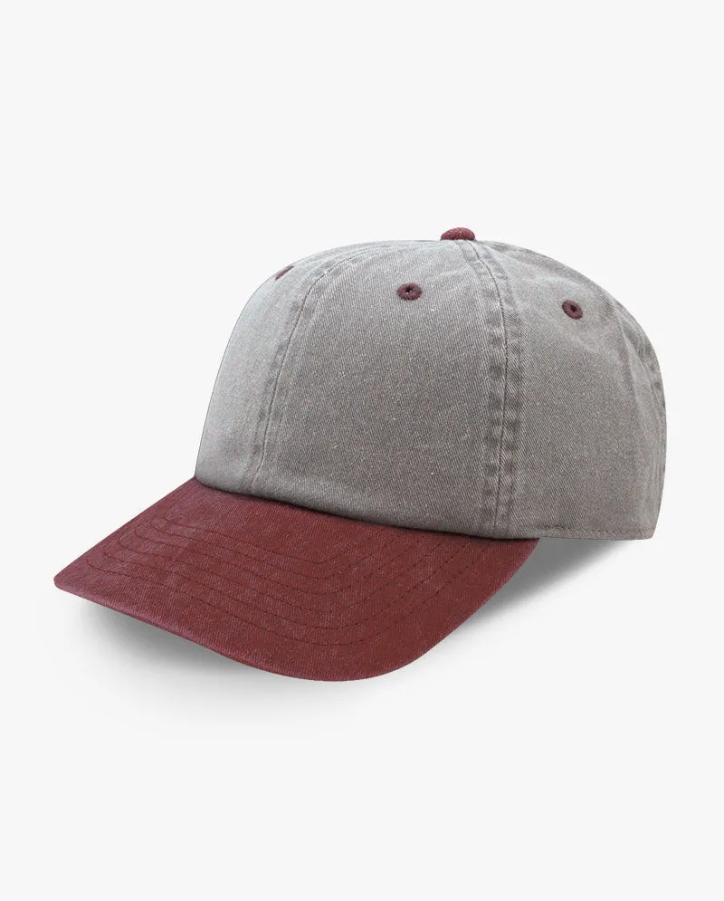The Hat Depot - Pigment Baseball Cap_Two tone