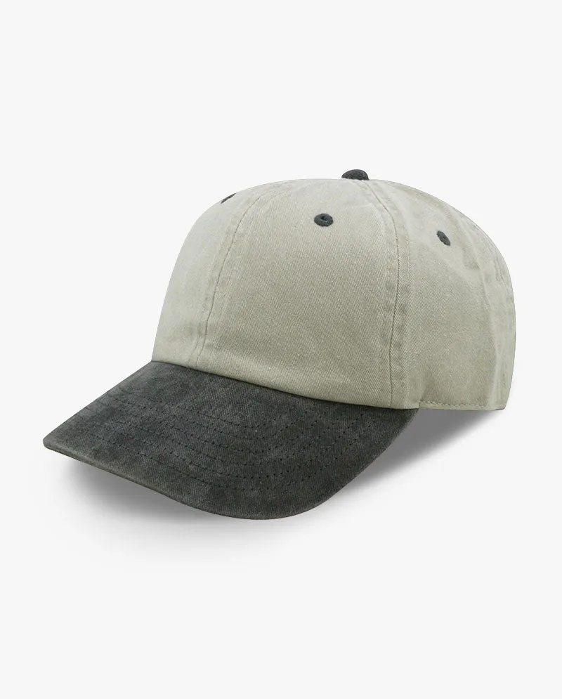 The Hat Depot - Pigment Baseball Cap_Two tone