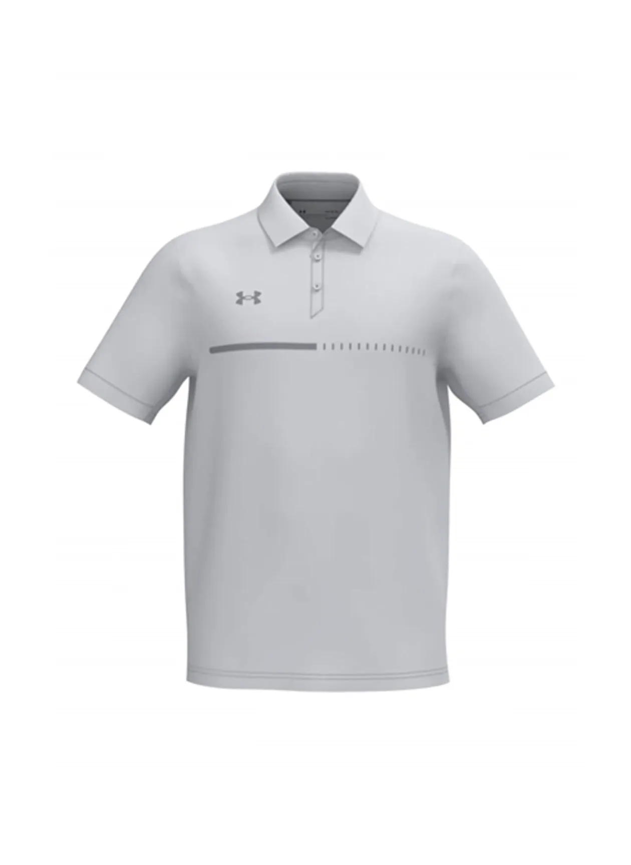 Under Armour Title Polo Halo Grey / White Men&#x27;s 1370359