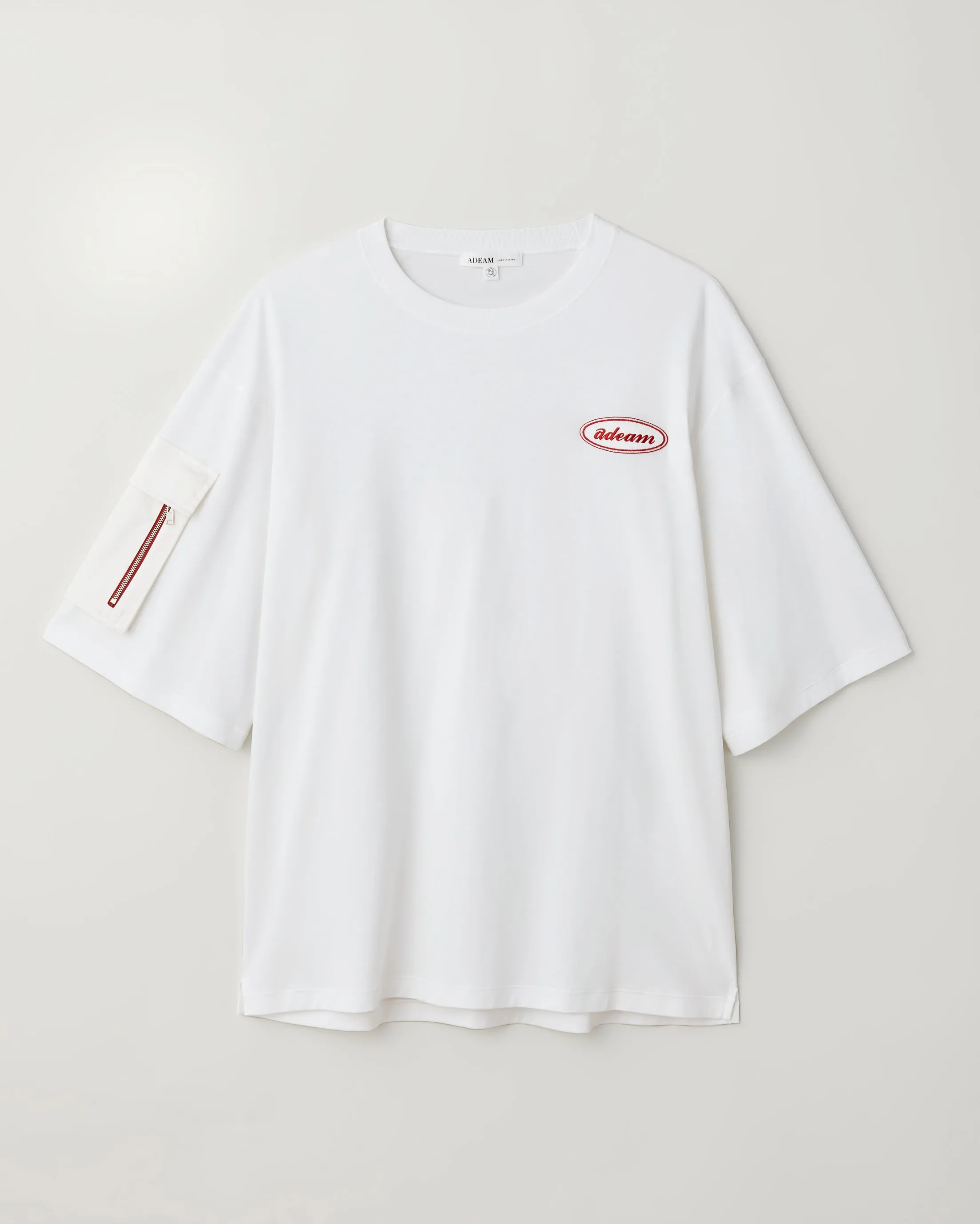 White Retro Logo Tee