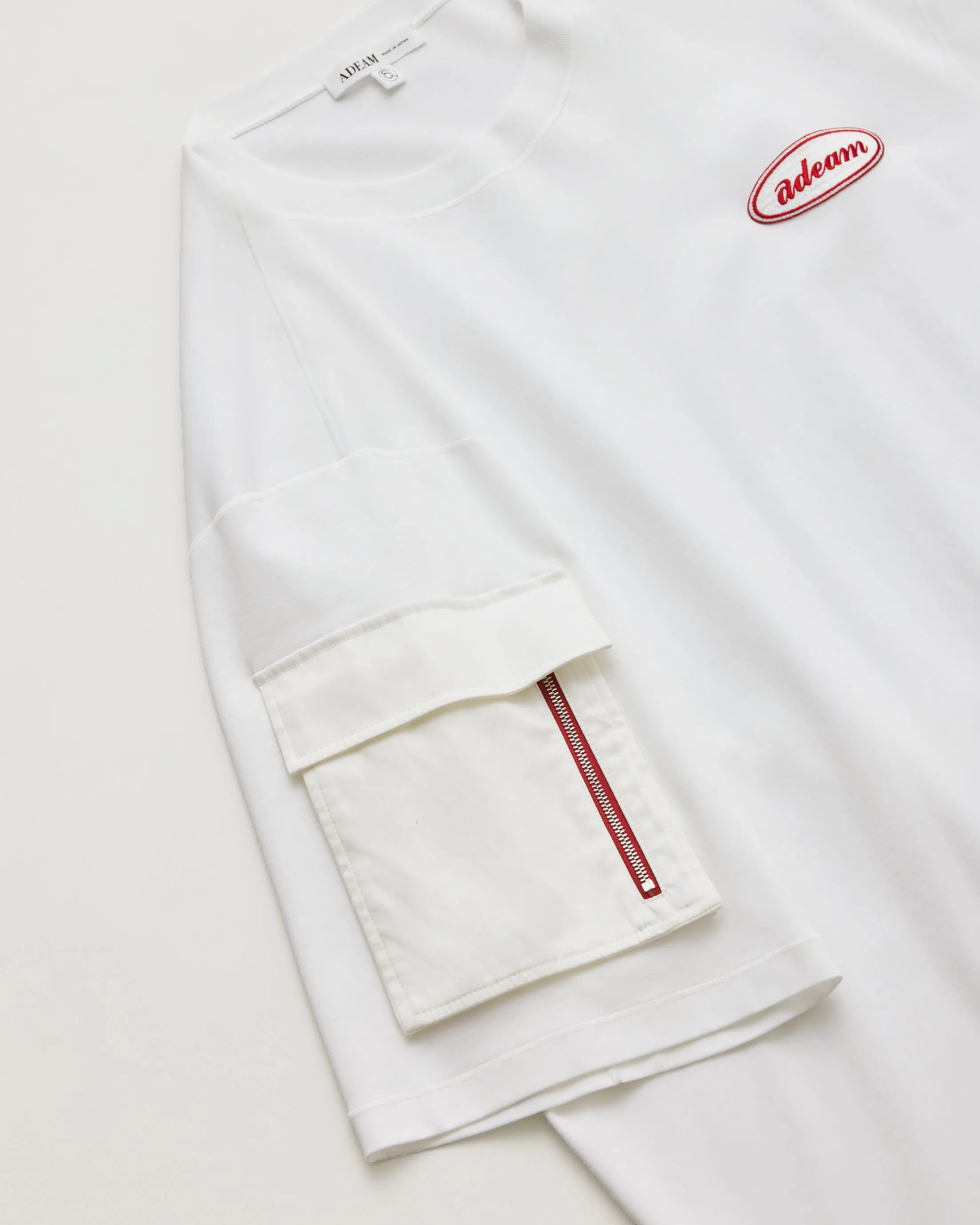 White Retro Logo Tee